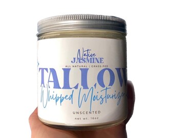 16oz | Tallow Eye Cream | Whipped | XL Size | Pearl Eye Cream |