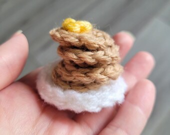 Patrón de crochet Harvest Moon: Accesorio de panqueque para muñeca Ann (patrón en PDF)