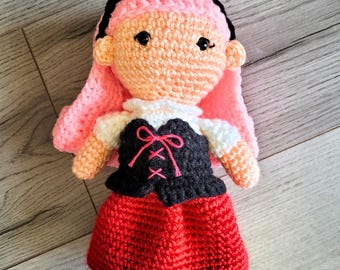 Patrón de crochet Harvest Moon: Muñeca Popuri, peluche de videojuego