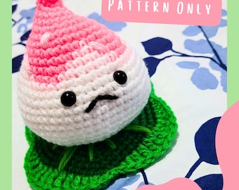 Patrón de crochet de Nymphaea Voidcritter: peluche inspirado en el videojuego Los Sims. Descarga PDF de crochet para frikis.