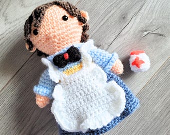 Patrón de crochet Harvest Moon: Muñeca Elli y Bodigizer - Regalo para gamers geeks