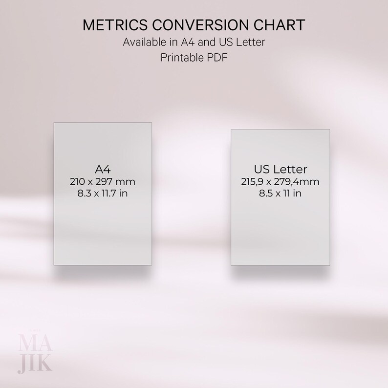 Pounds to Kilograms Conversion Chart A4 & US Letter | Kg to Lb Weight ...