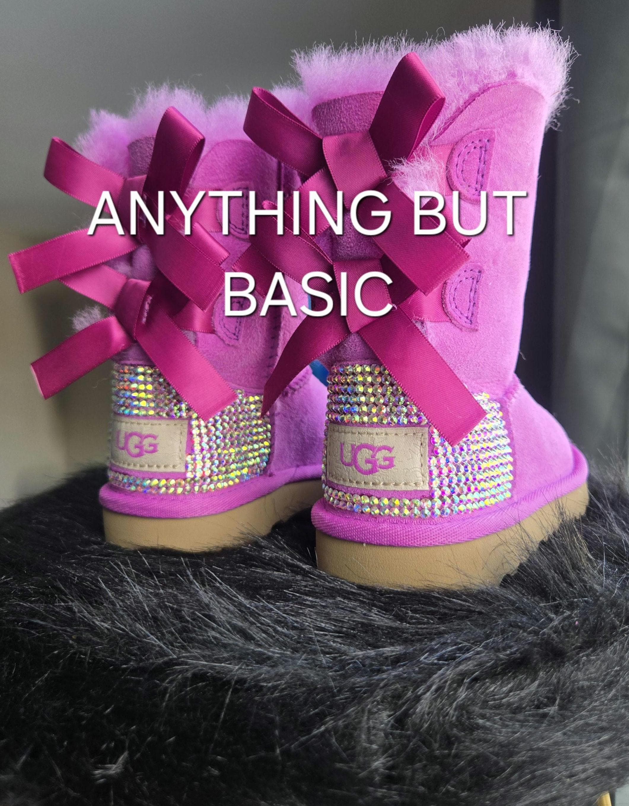 hot pink bailey bow uggs