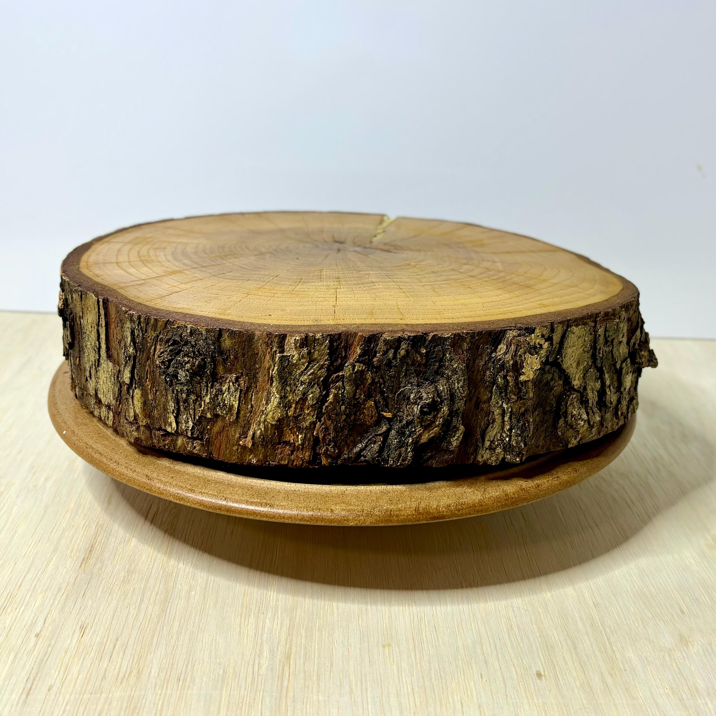 Tree Trunk Cake Stand