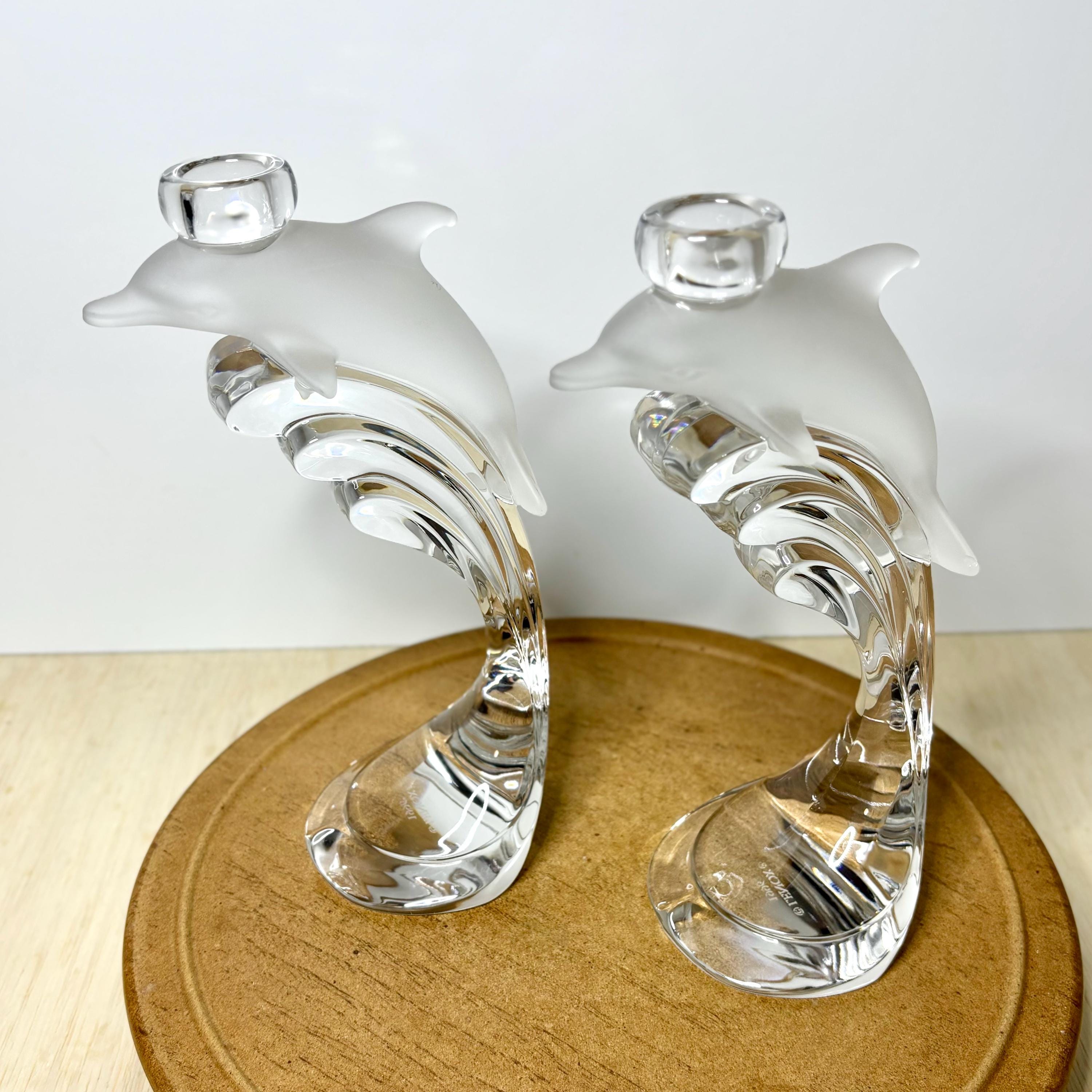 Lenox Crystal Dolphins - Etsy