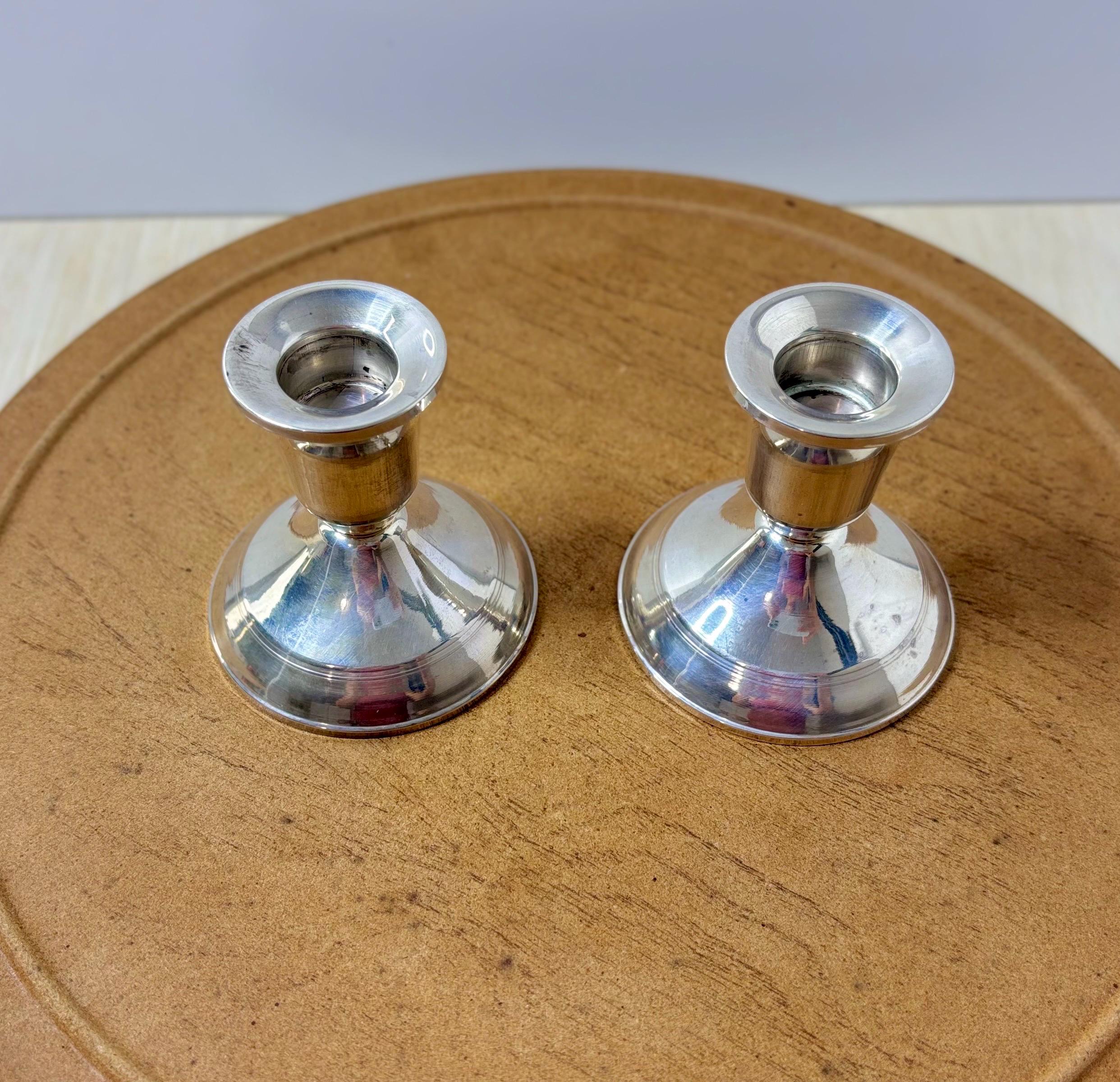 うるるDUCHIN　STERLING　SILVER蝋立燭台一對　R4320 うるるDUCHIN STERLING SILVER蝋立燭台一對 R4320 うるるDUCHIN