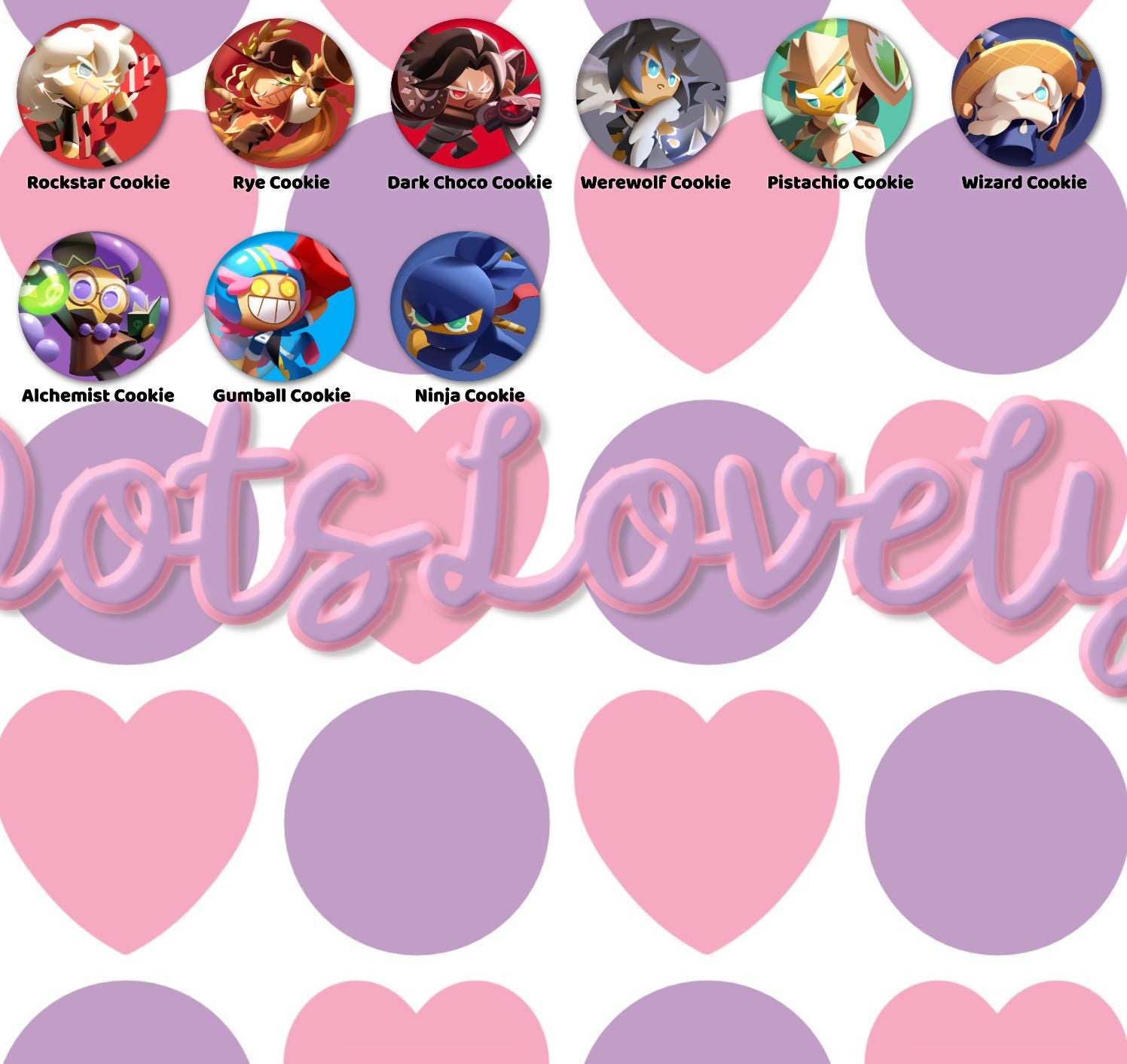 UPDATED Cookie Run TOA Tower of Adventures Pinback Buttons and