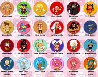Cookie Run Ovenbreak Pinback Buttons