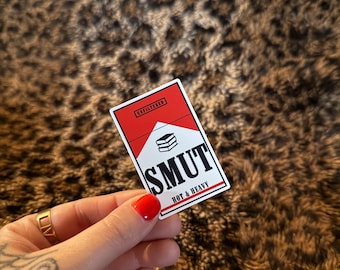 Smut smoke pack Sticker | Book Gift | Bookish Stickers | Book Stickers | Kindle Accessories | Smut Reader | Romance Reader | Smut Accessorie