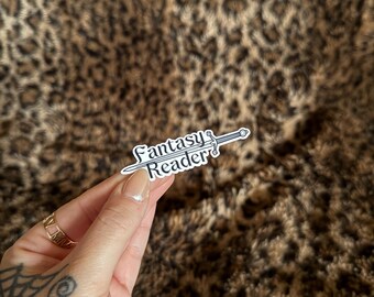 Fantasy Reader Sticker | Book Gift | Bookish Stickers | Book Stickers | Kindle Accessories | Kindle Stickers