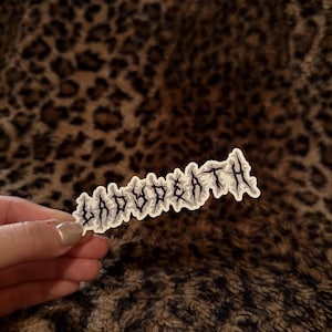 Lady Death Sticker | Book Gift | Bookish Stickers | Book Stickers | Kindle Accessories | ACOTAR | Bat Boys | Nesta Archeron