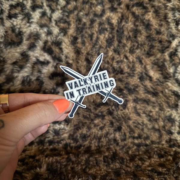 Valkyrie Sticker | Book Gift | Bookish Stickers | Book Stickers | Kindle Accessories | Kindle Stickers | ACOTAR | Nesta | Sarah J Mass
