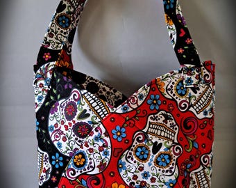 Day of the Dead Skull Bag/Mini Purse/Small Tote