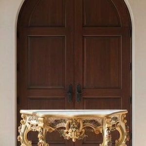 Hand-Carved Baroque Console Table - example for paint only. Do not purchase