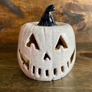 Handmade Ceramic Halloween Pumpkin