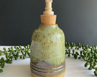 Handmade Ceramic Soap Dispenser