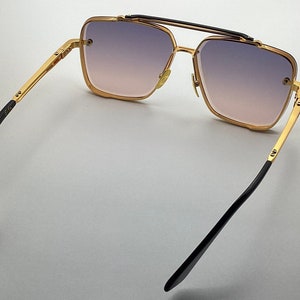 Dita Mach Six Sunglasses eyewear retro design gold titanium image 3