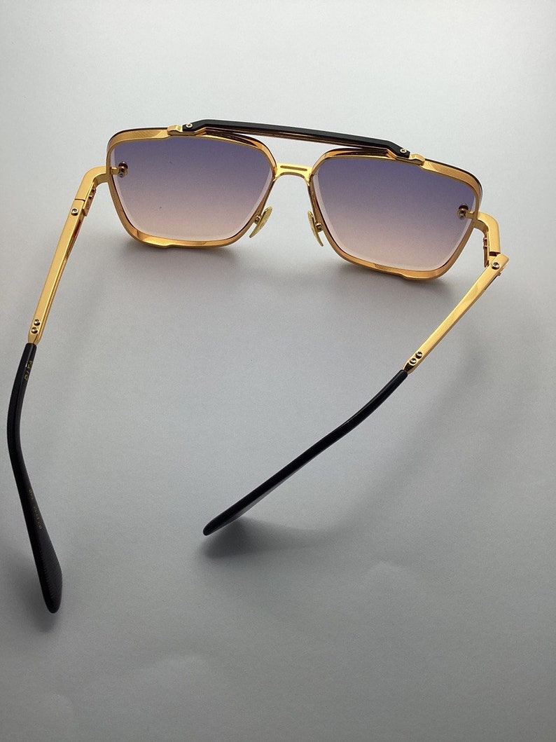 Dita Mach Six Sunglasses eyewear retro design gold titanium image 5