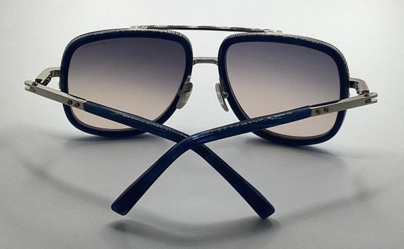 Vintage Dita Mach One Silver Blue Sunglasses eyew… - image 4