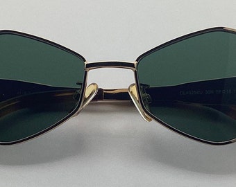 Vintage Celine CL40254U Gold Sunglasses Eyewear shades