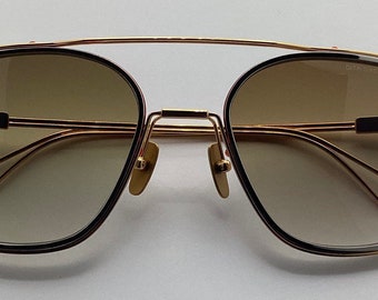 Vintage Dita System One gouden titanium zonnebrillen brillen retro tinten