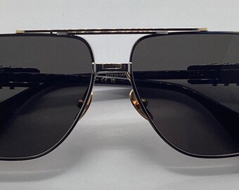 Vintage Dita Kudru Gold Palladium Sunglasses Eyewear Retro Shades