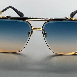 Dita Mach Six Sunglasses eyewear retro design gold blue titanium