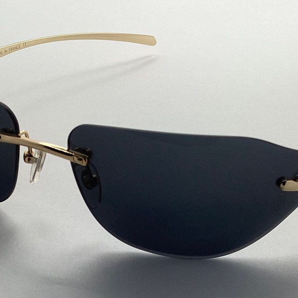 Rare Vintage Panthère de Cartier luxury Sunglasses Eyewear shades