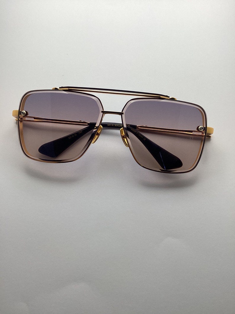 Dita Mach Six Sunglasses eyewear retro design gold titanium image 8