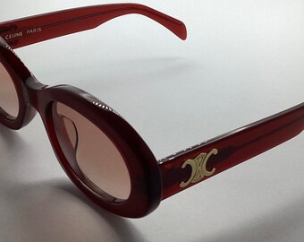 Vintage Celine CL40194U Red Sunglasses Eyewear Retro Shades