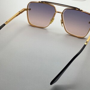 Dita Mach Six Sunglasses eyewear retro design gold titanium image 4