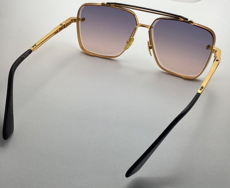 Dita Mach Six Sunglasses eyewear retro design gold titanium image 4