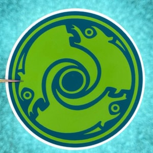 Kingdom of DunBroch&#39;s Crest Sticker | Brave Sticker | Waterproof Vinyl Sticker