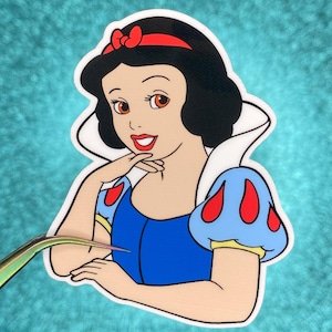 Snow White Sticker | Snow White and the Seven Dwarfs Sticker | Waterproof Vinyl Sticker