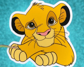 Simba Sticker | The Lion King | Waterproof Vinyl Sticker