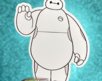 Baymax Sticker | Big Hero 6 | Waterproof Vinyl Sticker
