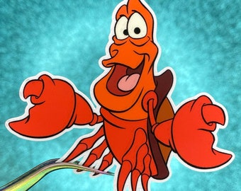 Sebastian Sticker | The Little Mermaid | Waterproof Vinyl Sticker