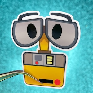 Wall-E Emoji Sticker | Wall-E Sticker | Waterproof Vinyl Sticker