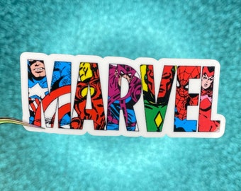 Comics Logo Sticker | Comic Character Sticker | Waterproof Vinyl Sticker