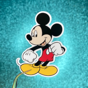 Cute Mouse Sticker | Mickey Sticker | Waterproof Vinyl Sticker