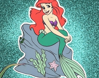 Ariel Sticker | The Little Mermaid | Waterproof Vinyl Sticker