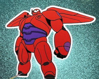 Pegatina de Baymax / Big Hero 6 / Pegatina de vinilo impermeable