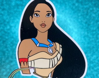 Pocahontas Sticker | Waterproof Vinyl Sticker