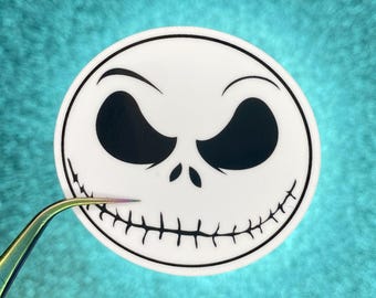 Jack Skellington Sticker | The Nightmare Before Christmas | Waterproof Vinyl Sticker