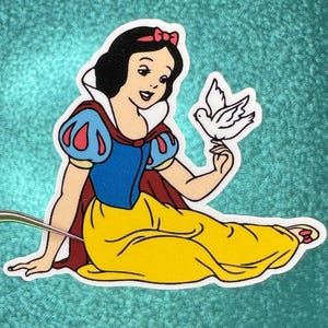 Snow White Sticker | Snow White and the Seven Dwarfs Sticker | Waterproof Vinyl Sticker
