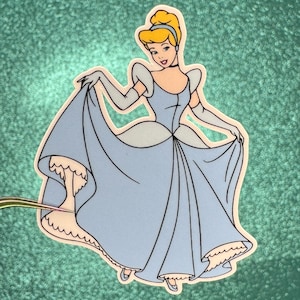 Cinderella Sticker | Waterproof Vinyl Sticker