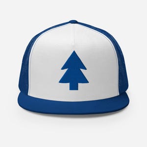 Dipper Pines Trucker Hat | Gravity Falls Hat | Disney Embroidered Hat