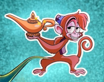 Abu Sticker | Aladdin | Waterproof Vinyl Sticker