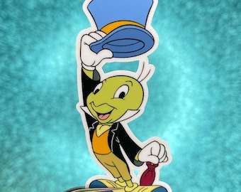 Jiminy Cricket Sticker | Pinocchio | Waterproof Vinyl Sticker