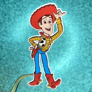 Woody Sticker | Toy Story Sticker | Waterproof Vinyl Sticker